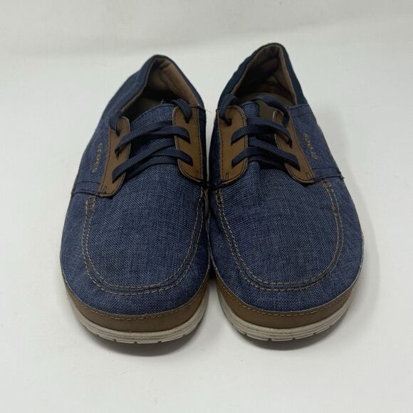 Crocs Santa Cruz Playa Shoes Mens 11 Blue Denim Brown Lace Up Comfort Preppy main image 15